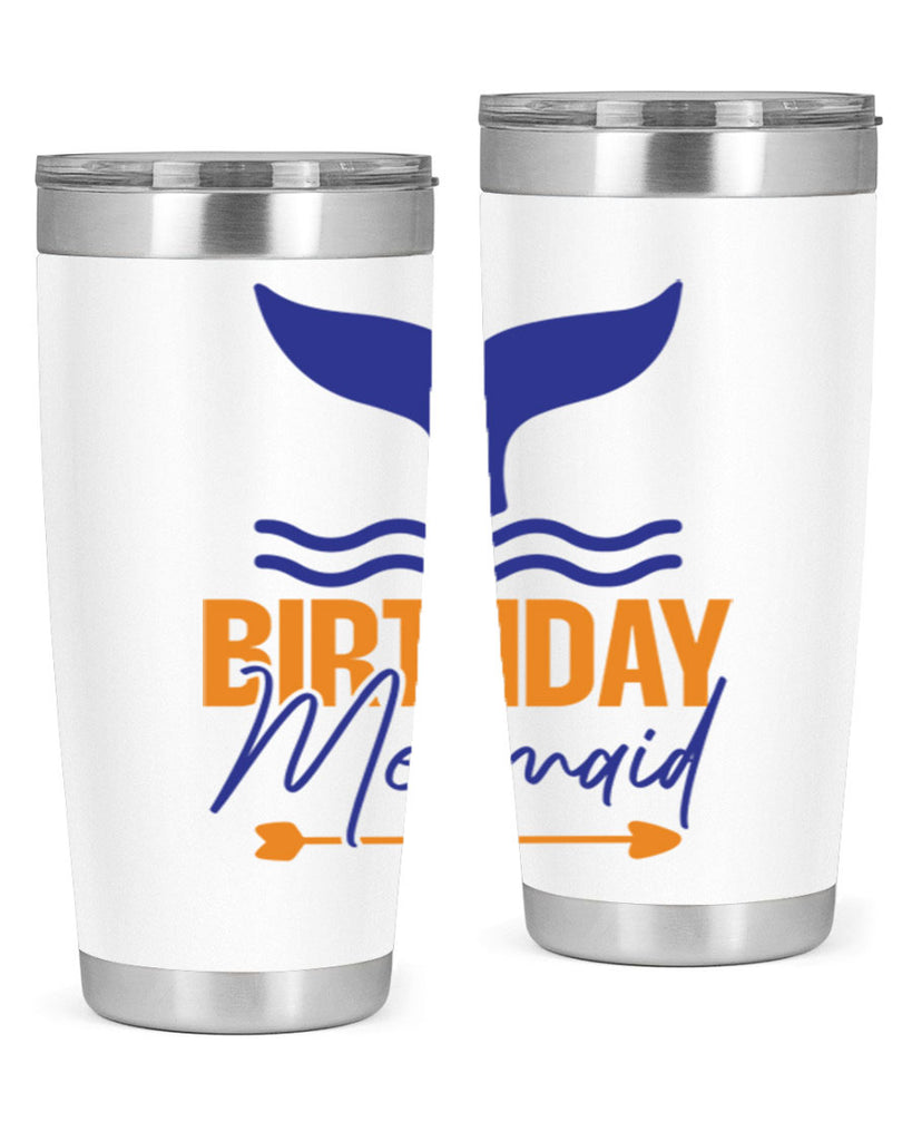 Birthday Mermaid 67#- mermaid- Tumbler