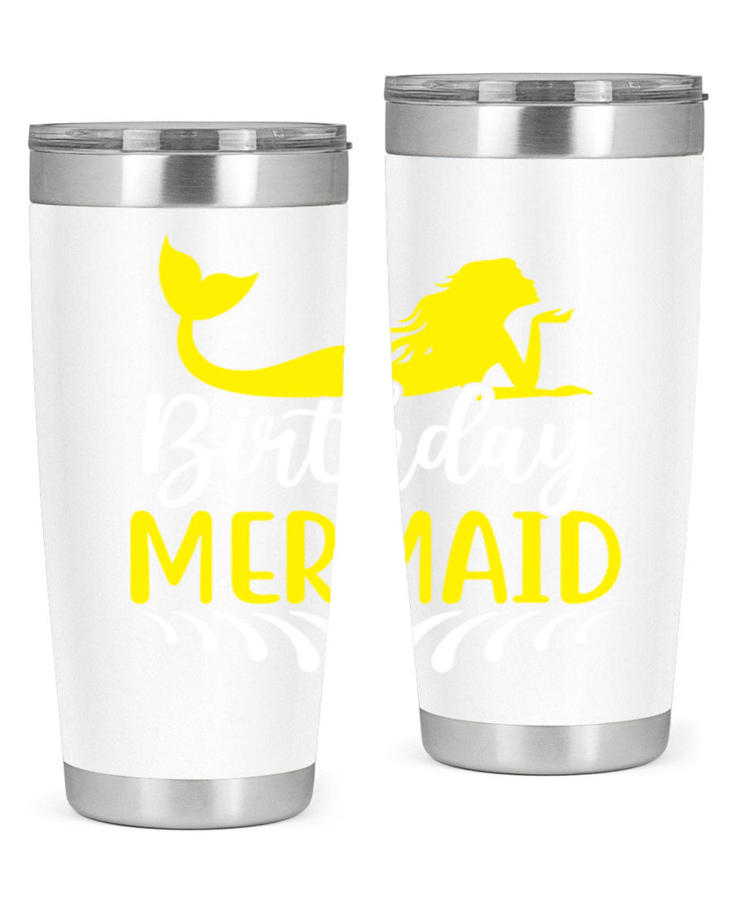 Birthday Mermaid 68#- mermaid- Tumbler