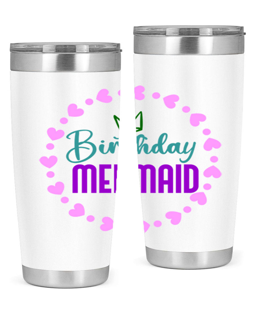 Birthday Mermaid 70#- mermaid- Tumbler