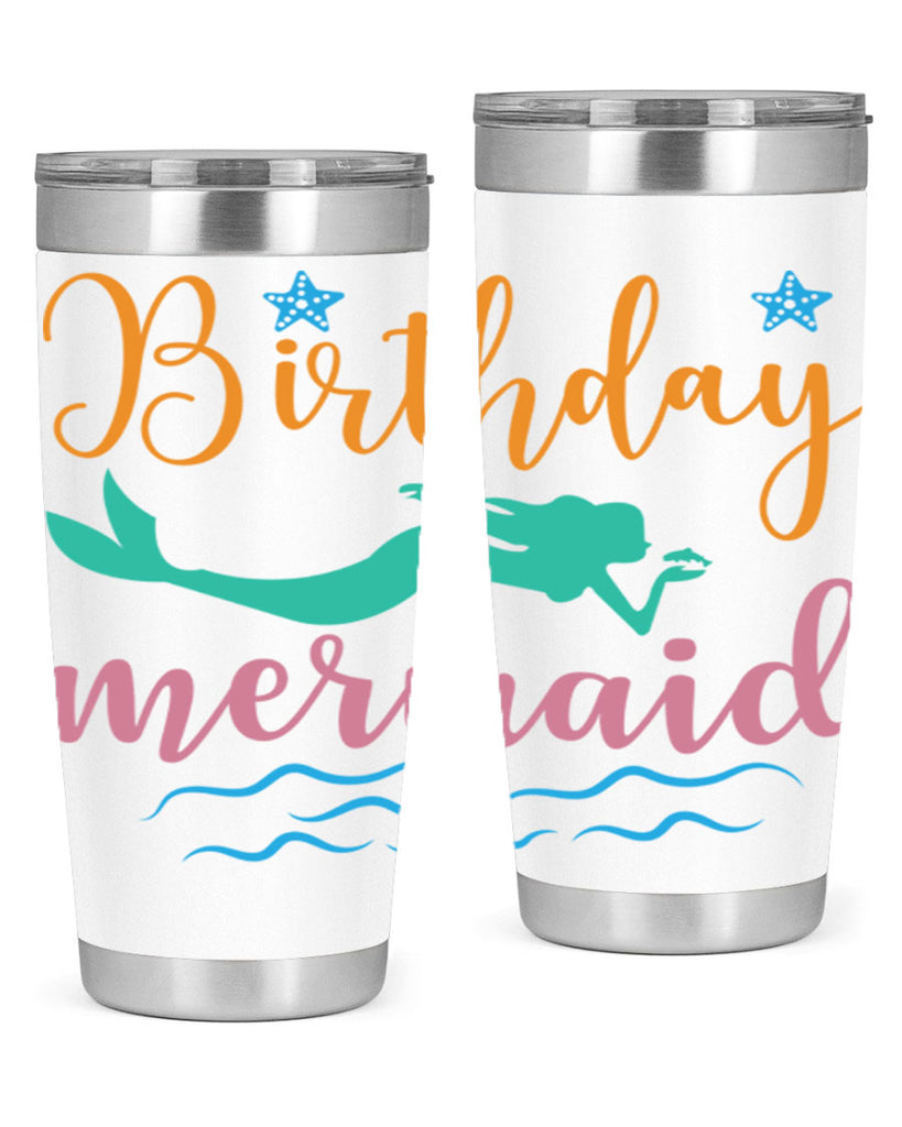 Birthday Mermaid Design 79#- mermaid- Tumbler