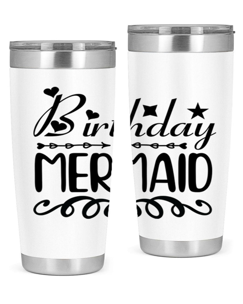 Birthday mermaid 75#- mermaid- Tumbler