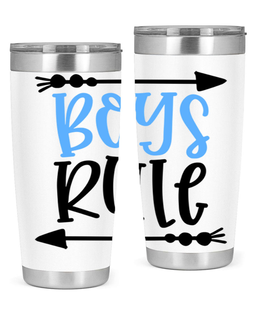 Boys Rule Style 108#- baby- tumbler
