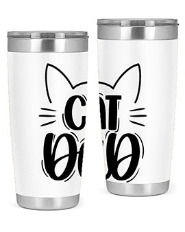 Cat Dad Style 81#- cat- Tumbler