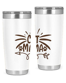 Cat Mama Style 5#- cat- Tumbler