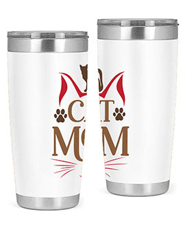 Cat Mom Style 6#- cat- Tumbler