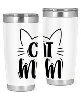Cat Mom Style 85#- cat- Tumbler