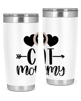 Cat Mommy Style 87#- cat- Tumbler