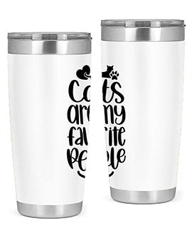 Cats Are My Favorite People Style 89#- cat- Tumbler