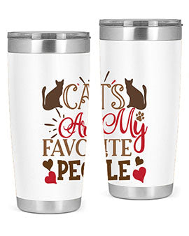 Cats Are My Favorite People Style 8#- cat- Tumbler