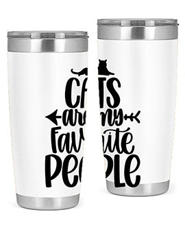 Cats Are My Favorite People Style 90#- cat- Tumbler