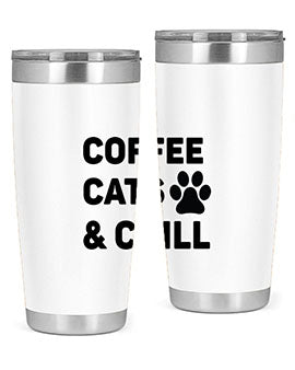 Coffee Cat Style 41#- cat- Tumbler