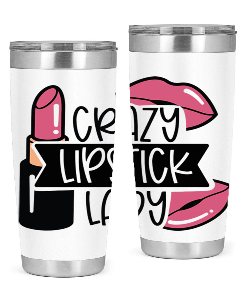 Crazy Lipstick Lady Style 108#- make up- Tumbler