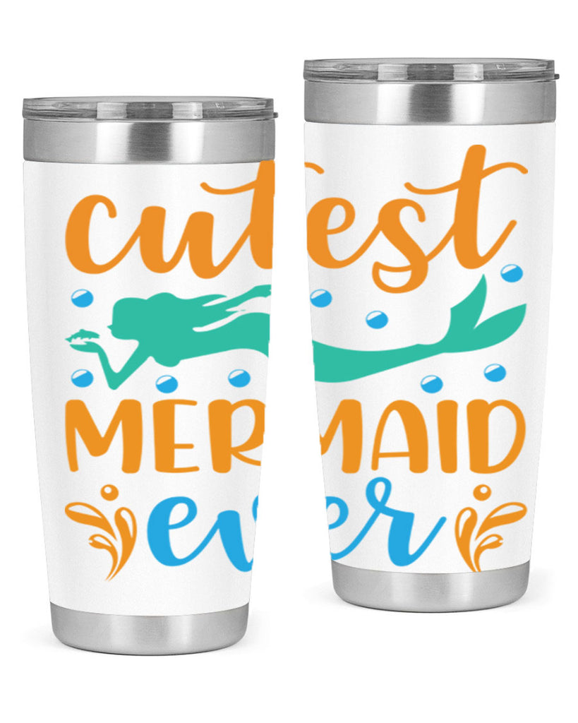 Cutest Mermaid Ever Design 102#- mermaid- Tumbler