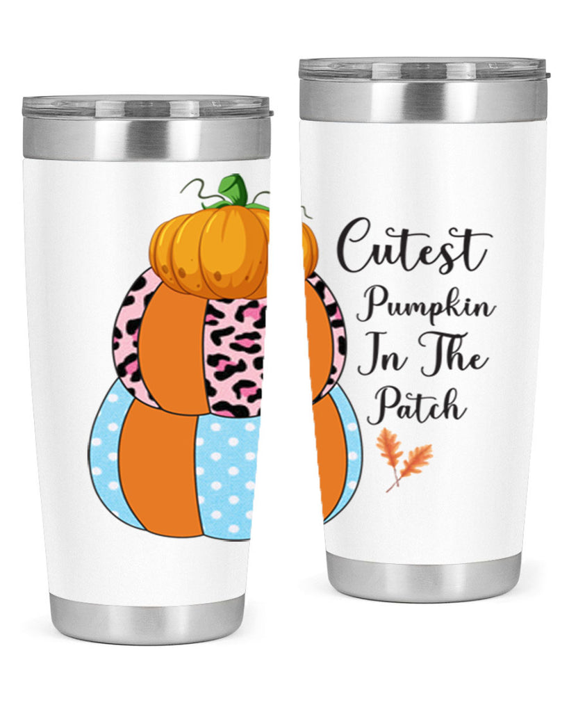 Cutest Pumpkin in the Patch 64#- fall- Tumbler