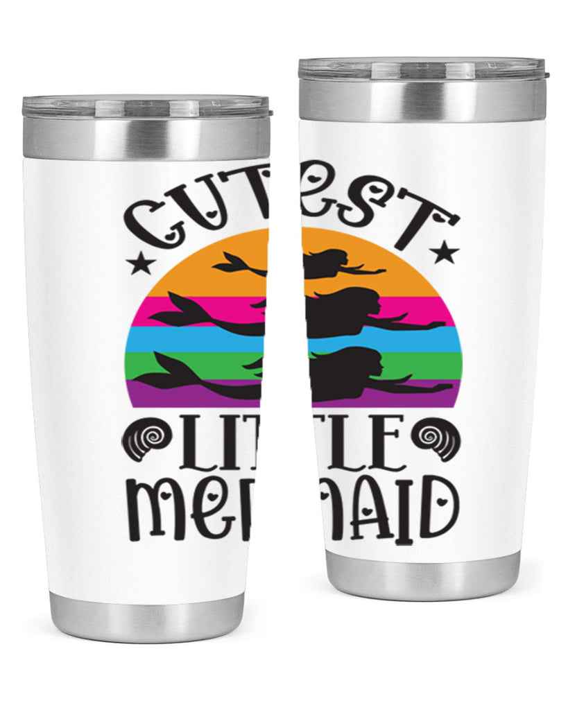 Cutest little mermaid 96#- mermaid- Tumbler