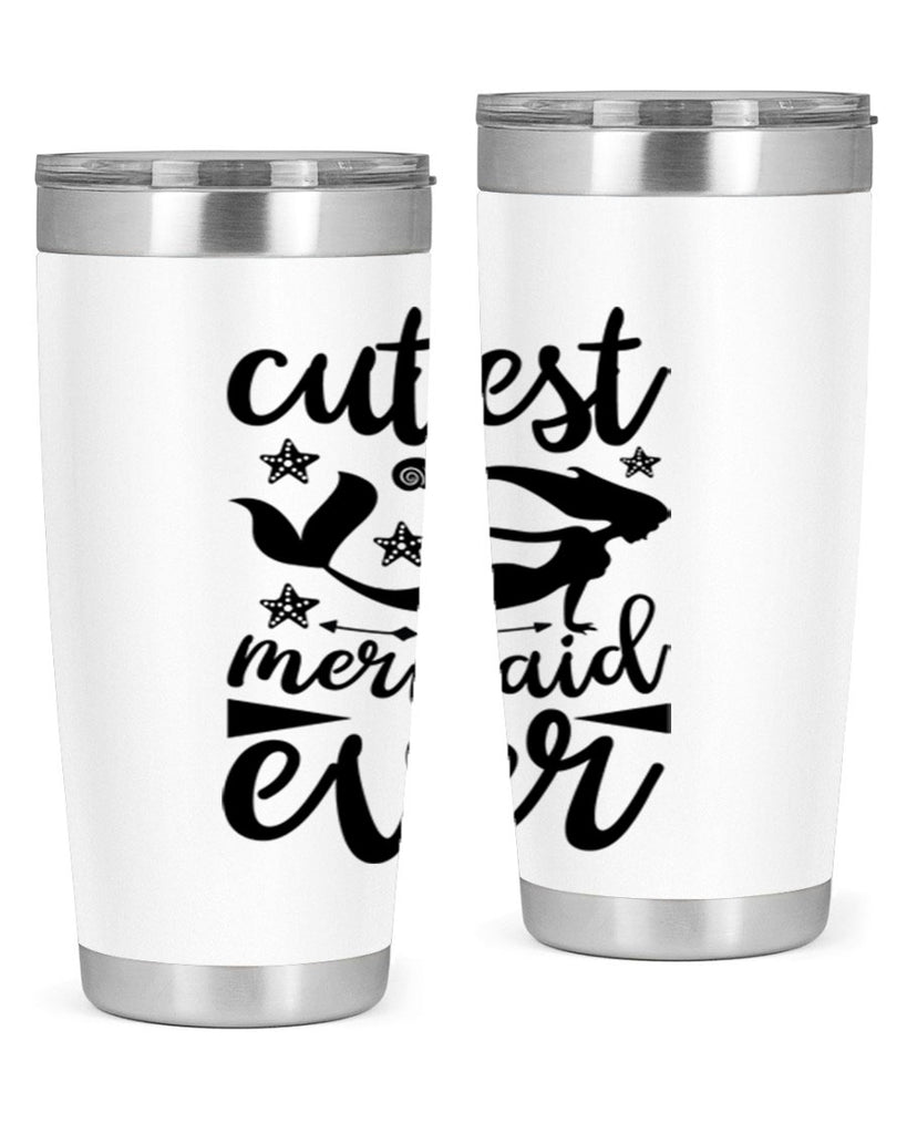 Cutest mermaid ever design 103#- mermaid- Tumbler