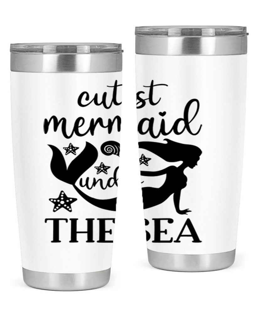Cutest mermaid under the sea 110#- mermaid- Tumbler