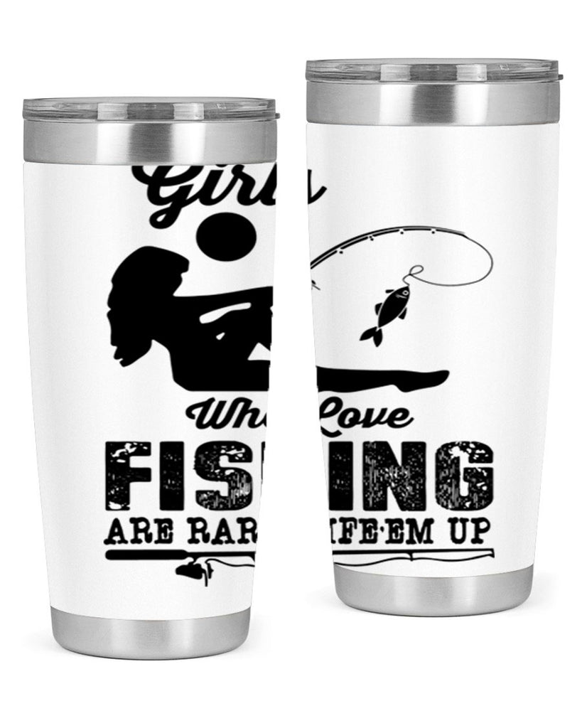 Fishing design 166#- mermaid- Tumbler