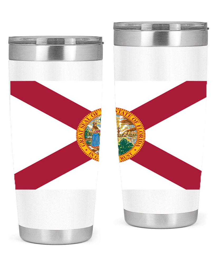 Florida 43#- Us Flags- Tumbler