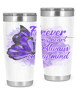 Forever In My Hear Alzheimer 149#- alzheimers- Tumbler