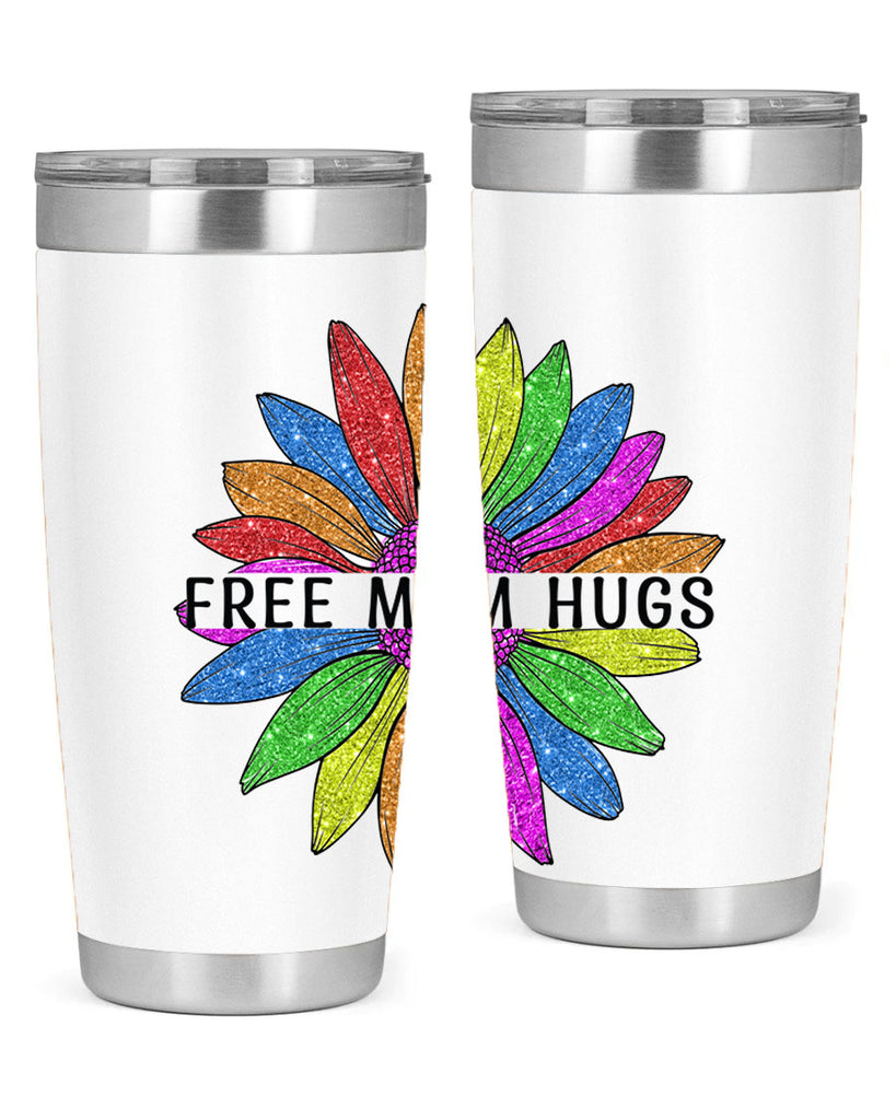 Free Mom Hugs Gay Pride Lgbt Flower 26#- lgbt- Tumbler