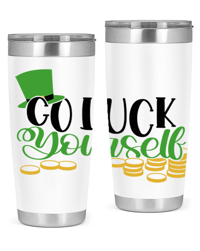 Go Lucky Yourself Style 98#- St Patricks Day- Tumbler