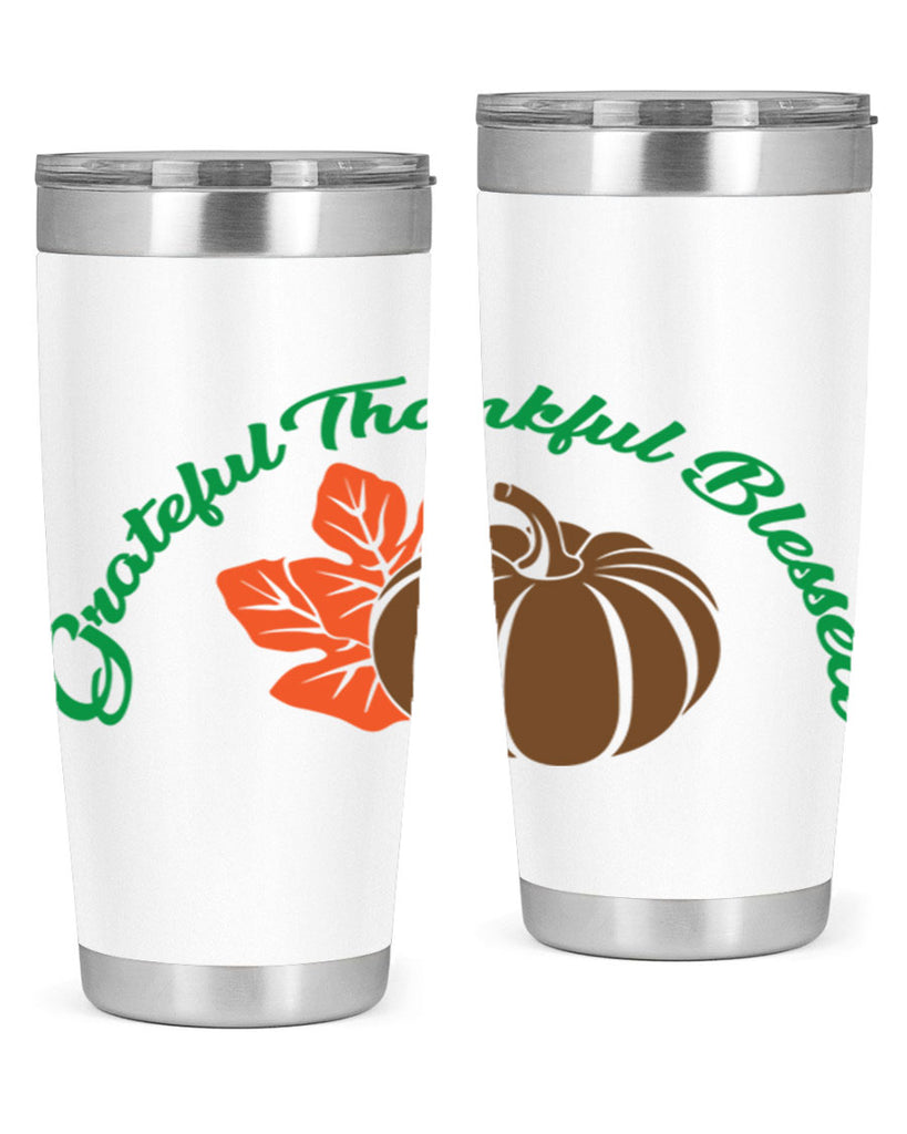 Grateful Thankful Blessed 214#- fall- Tumbler