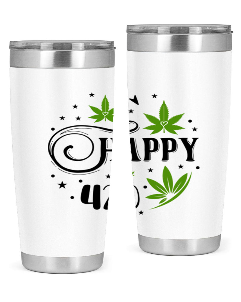 Happy 420 101#- marijuana- Tumbler