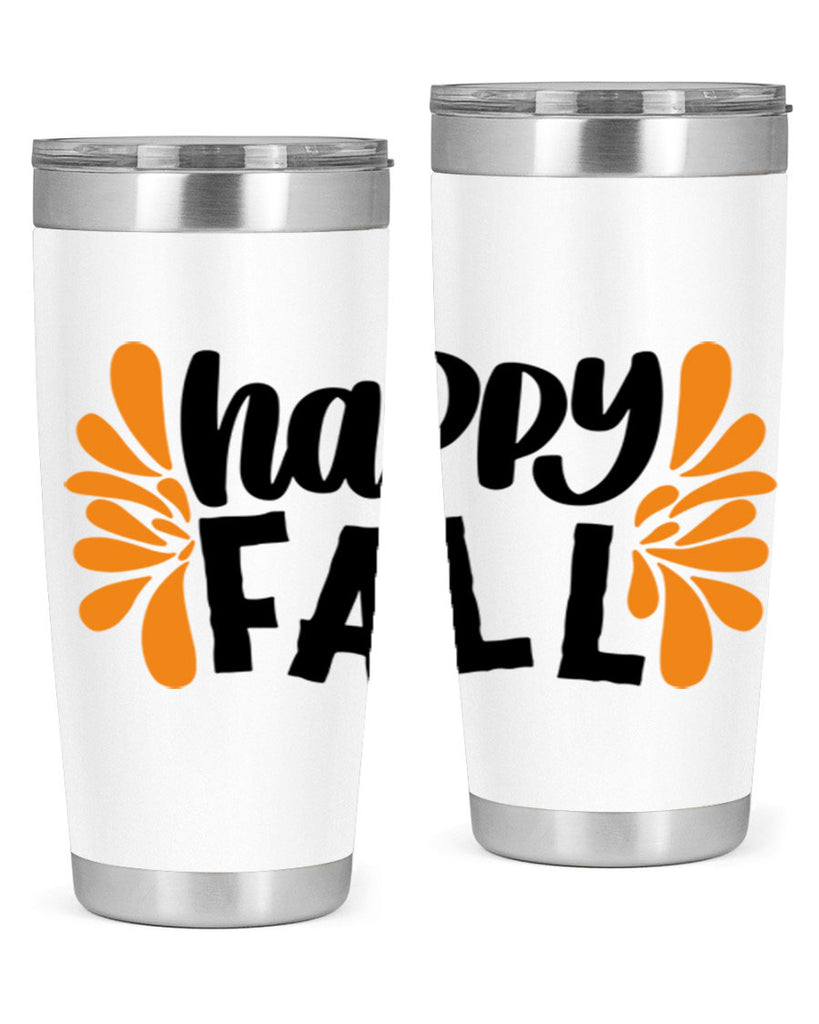 Happy Fall 491#- fall- Tumbler