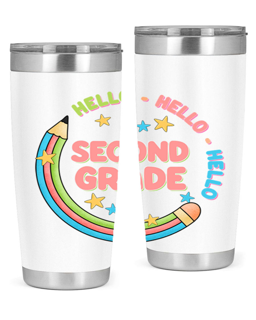 Hello 2nd Grade Pencil 10#- second grade- Tumbler