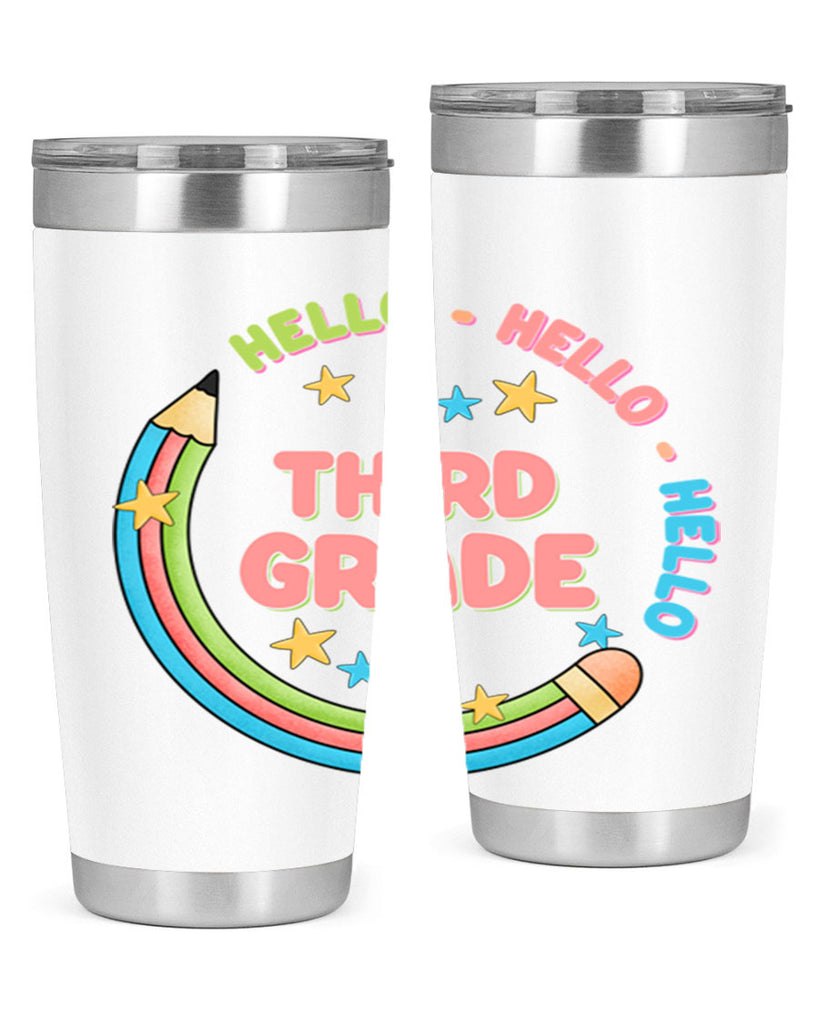 Hello 3rd Grade Pencil 10#- 3rd grade- Tumbler