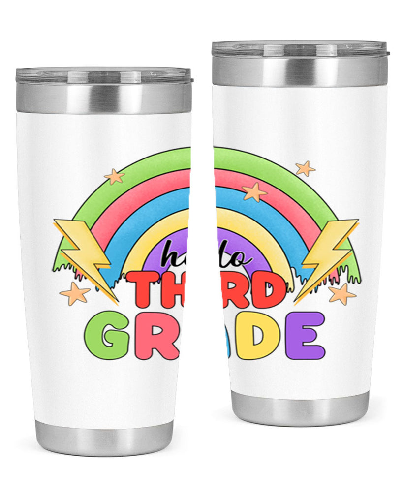 Hello 3rd Grade Rainbow 12#- 3rd grade- Tumbler