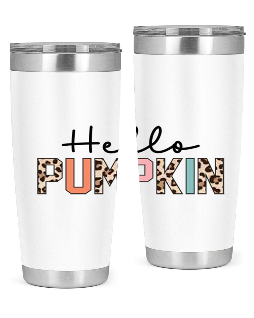 Hello pumpkin 289#- fall- Tumbler