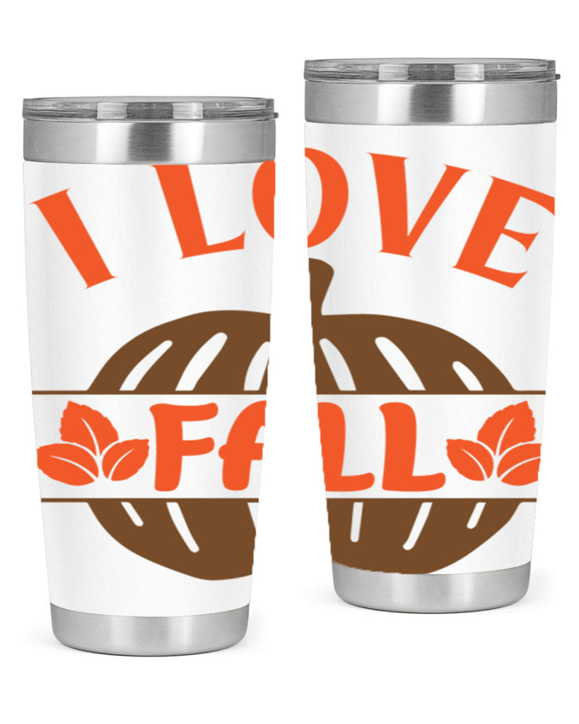 I Love Fall 337#- fall- Tumbler