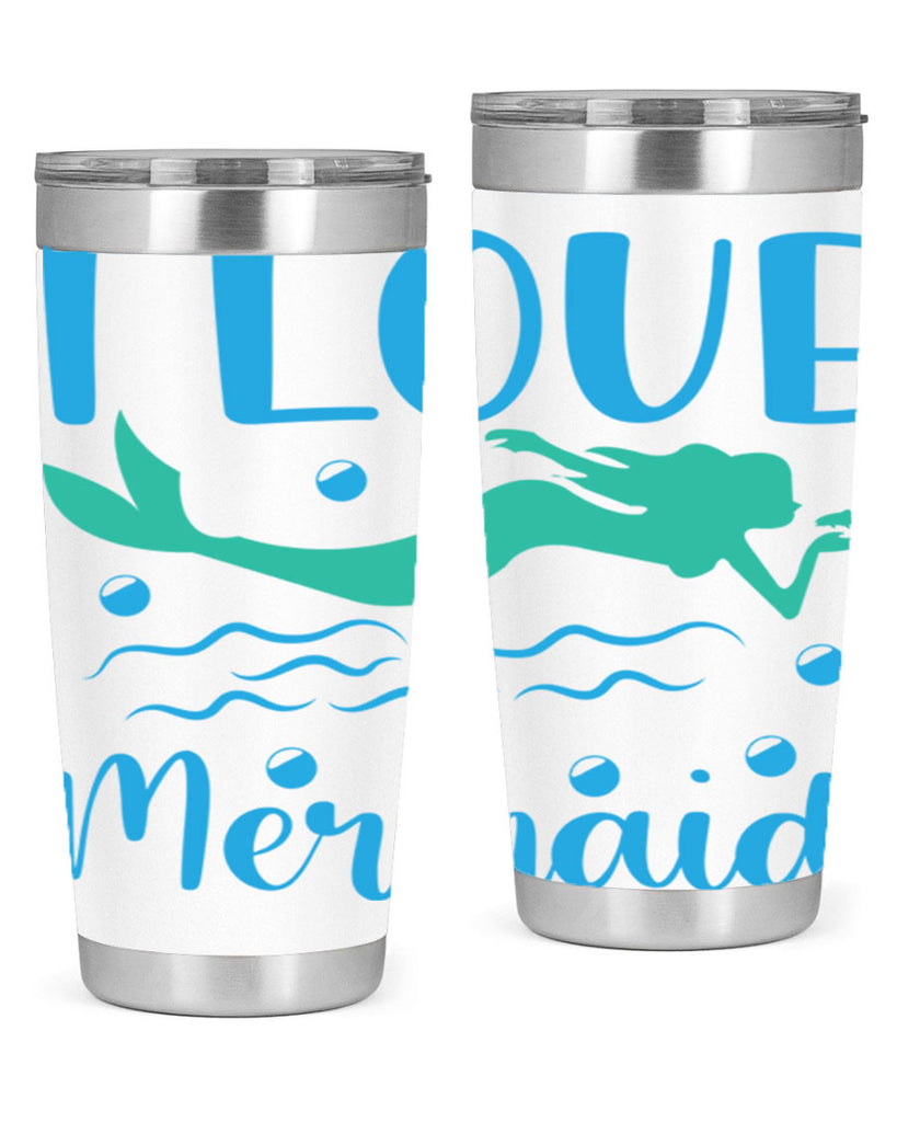 I Love Mermaid Design 231#- mermaid- Tumbler