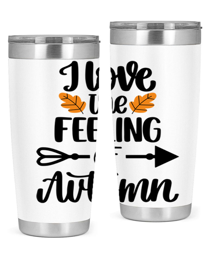 I Love The Feeling Of Autumn 499#- fall- Tumbler