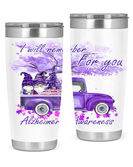 I Will Remember For You AlzheimerS 182#- alzheimers- Tumbler