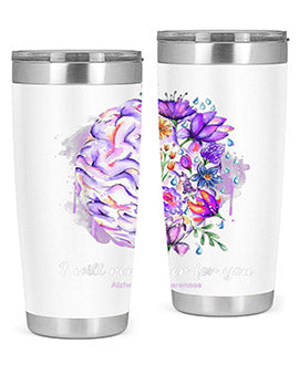 I Will Remember For You Brain Alzheimers Awareness 183#- alzheimers- Tumbler