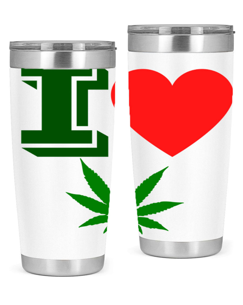 I love Cannabis 127#- marijuana- Tumbler