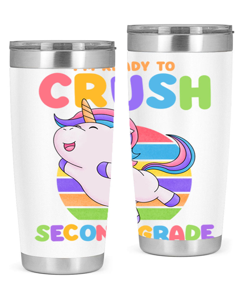 Im Ready to Crush 2nd 14#- second grade- Tumbler