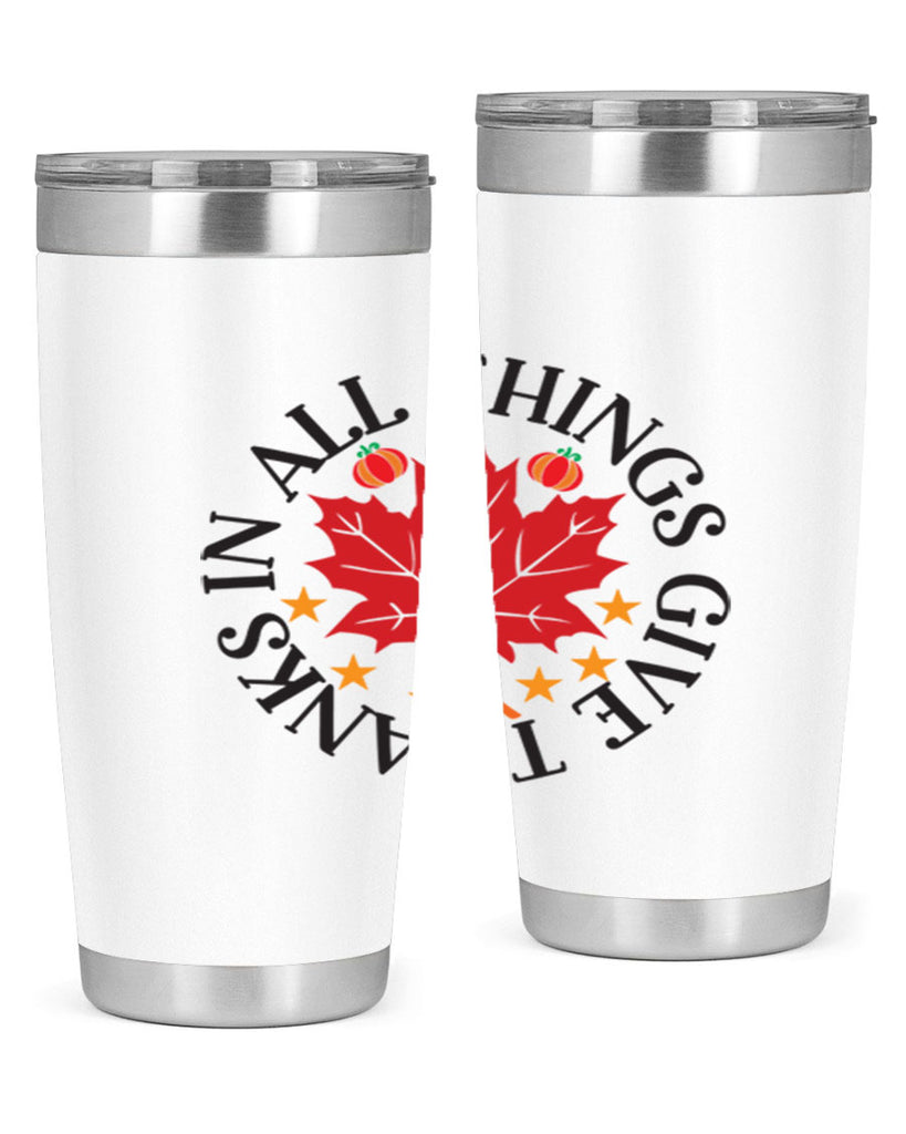 Inallthingsgivethanks 353#- fall- Tumbler