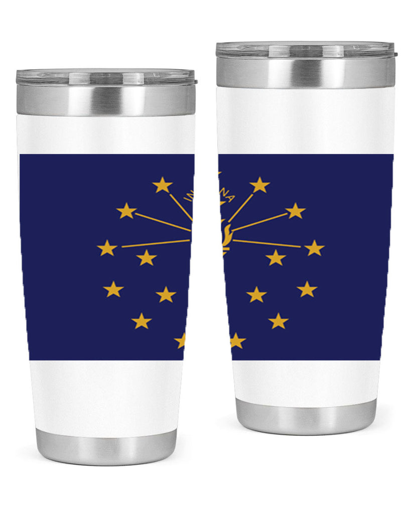 Indiana 38#- Us Flags- Tumbler