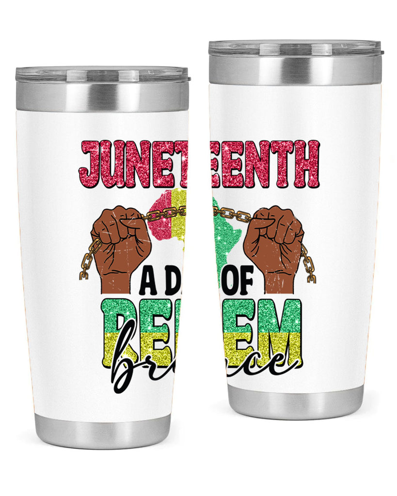 Juneteenth A Day Of Remembrance Png 9#- Juneteenth- tumbler