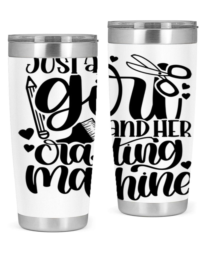 Just A Girl And Her Crafting 16#- crafting- Tumbler