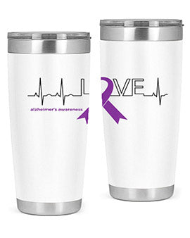 LOVE Gifts for Survivors National Alzheimers Awareness 192#- alzheimers- Tumbler