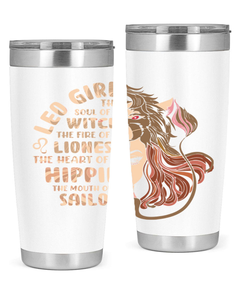 Leo girl 289#- zodiac- Tumbler