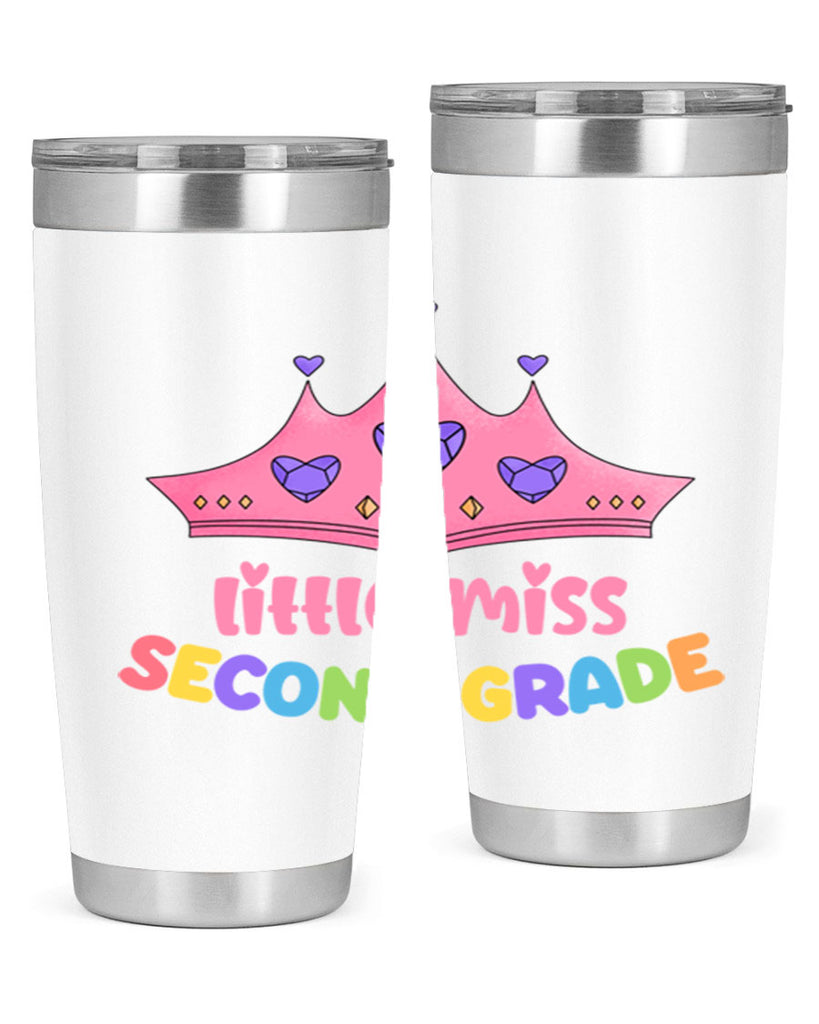 Little Miss 2nd Grade 16#- second grade- Tumbler