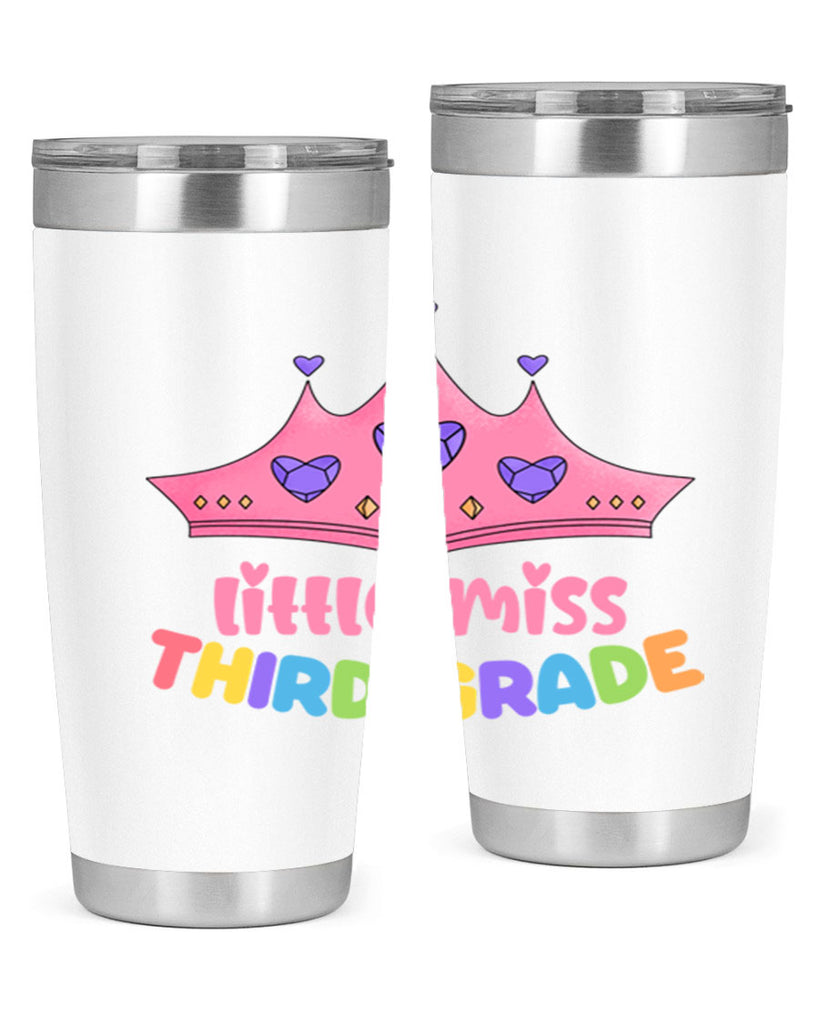 Little Miss 3rd Grade 16#- 3rd grade- Tumbler