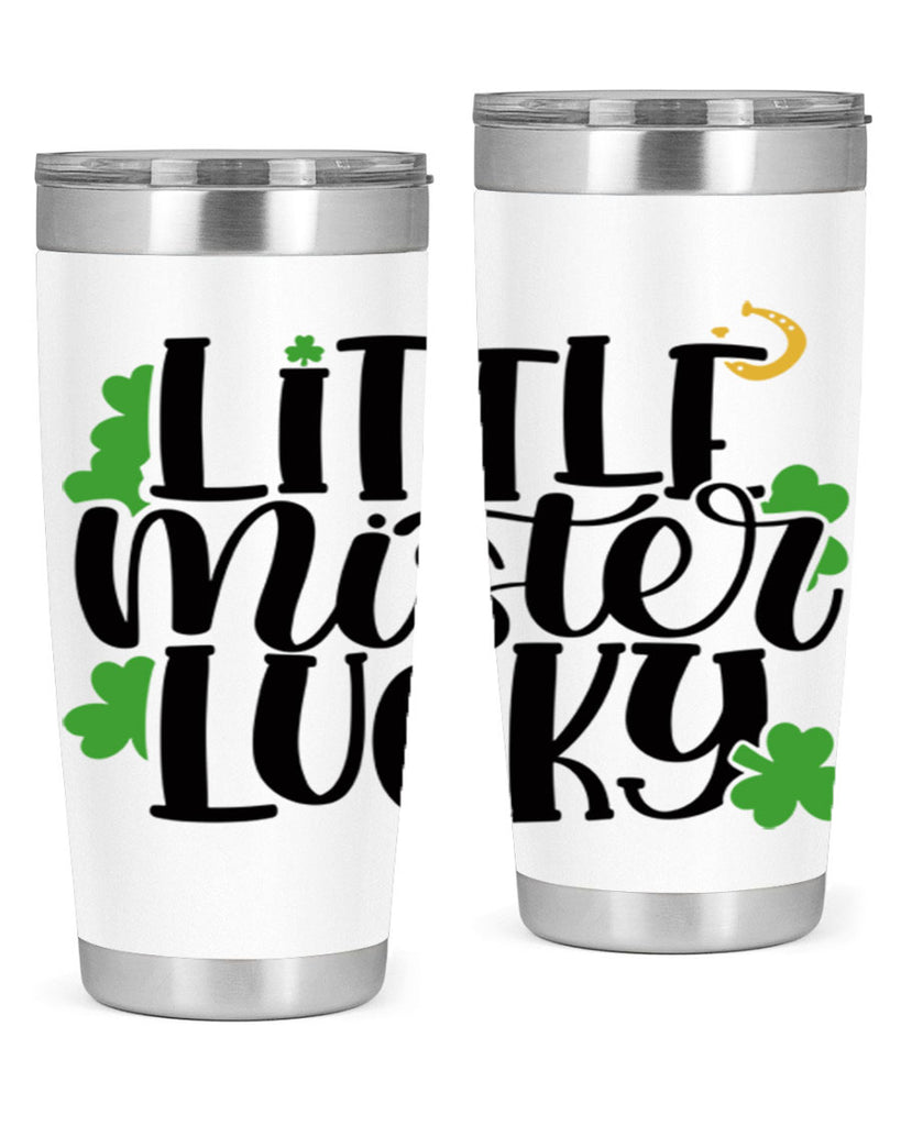 Little Mister Lucky Style 67#- St Patricks Day- Tumbler