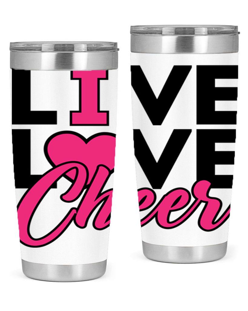 Live Love Cheer 832#- cheer- Tumbler